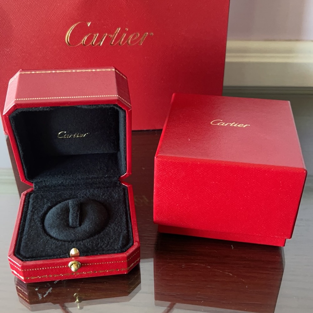 Cartier shopping bag & ring box - Picture 2 of 8